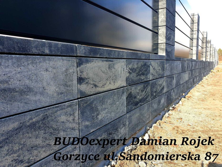 Pustak bloczek gładki STYROBUD FINI ogrodzenie modułowe CAŁA POLSKA