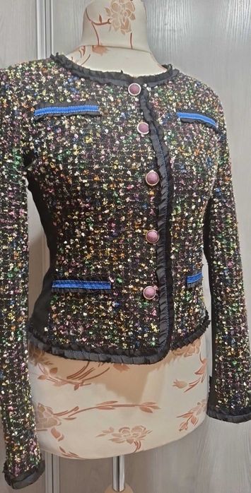 Kurtka marynarka żakiet Skórska rozmiar M