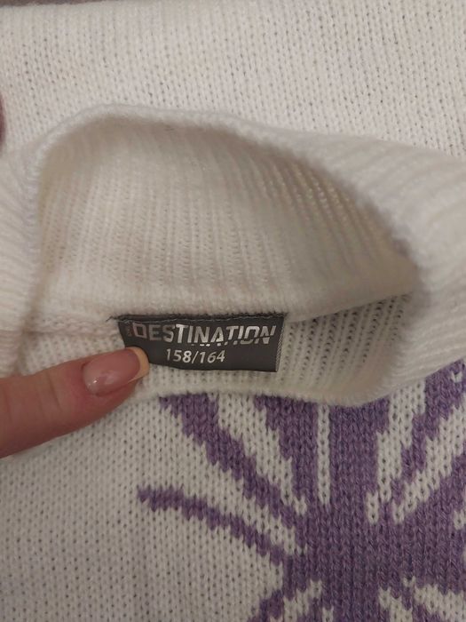 Sweter w motyle 158/164