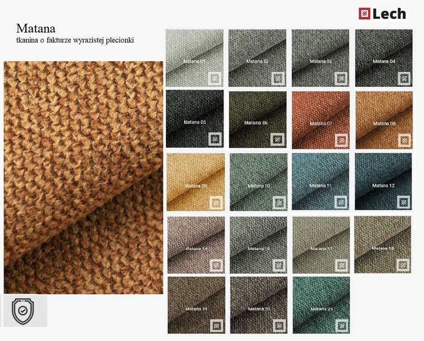 Duży narożnik ENZO z funkcją spania i pojemnikiem Dostawa