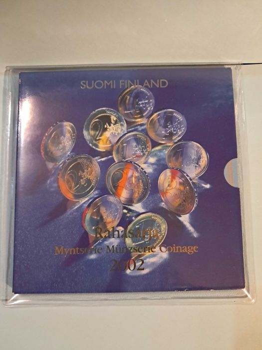 Carteira anual Finlândia 2002 (Rara)