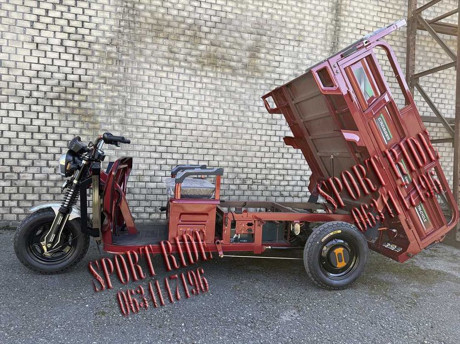 Грузовой электро скутер Crosser Cargo MAX 60V58A Cargo 16 Вантажний