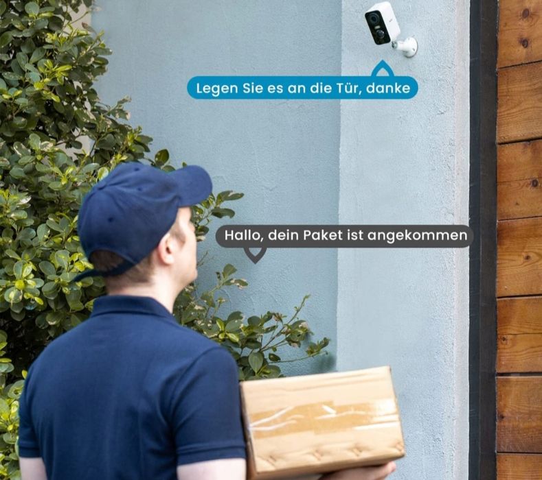 Kamera Zewnętrzna WiFi IP 3MP 2K 10400mAh Bateria