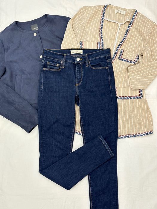 Gap темно-сині джинси, коттонові штани скінні, обтягуючі джинси, S