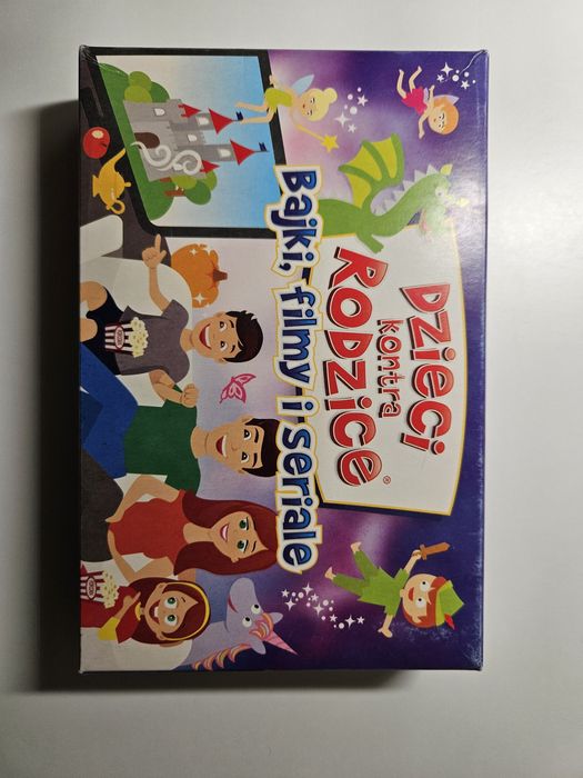 Gra planszowa ,,Dzieci kontra rodzice- Bajki, filmy i seriale."