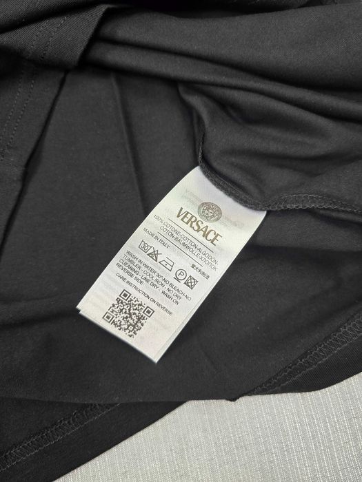 Męska koszulka tshirt Versace czarna krótki rękaw premium M-XXXL