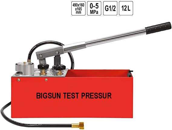 Bomba Teste Pressão Manual