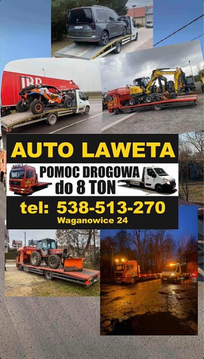 Pomoc drogowa - Transport - Skup pojazdów i maszyn - Złomowanie