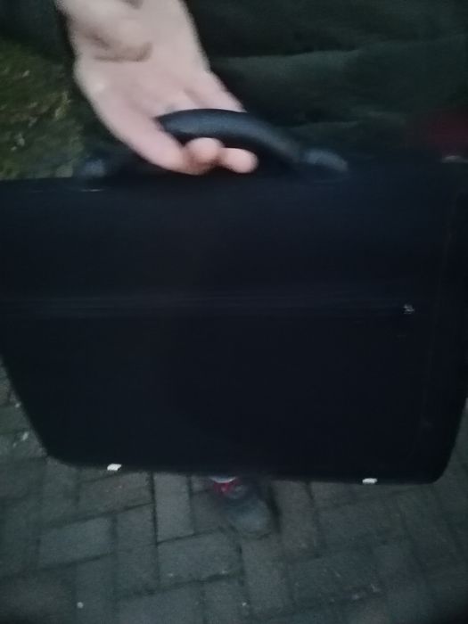 Teczka męska nowa, aktówka na kluczyk