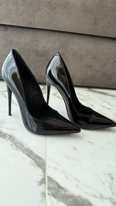 Туфли лаковые высокий каблук