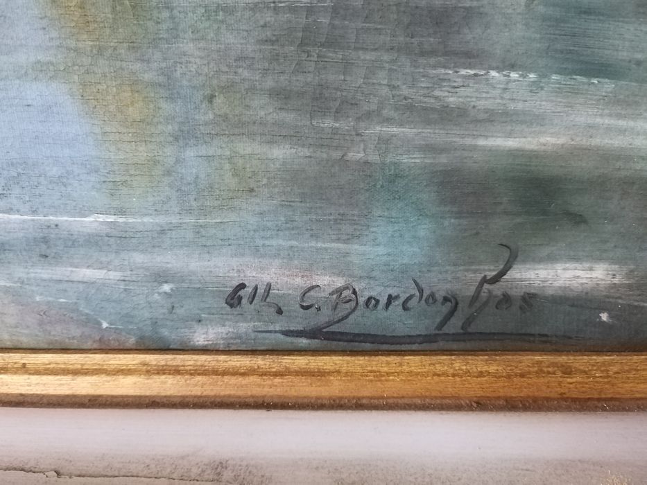 quadro pintura a mão