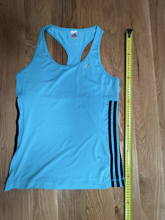 Turkusowa sportowa bluzka fitnes S/L