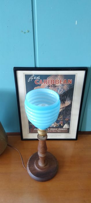 Candeeiro de mesa arte deco