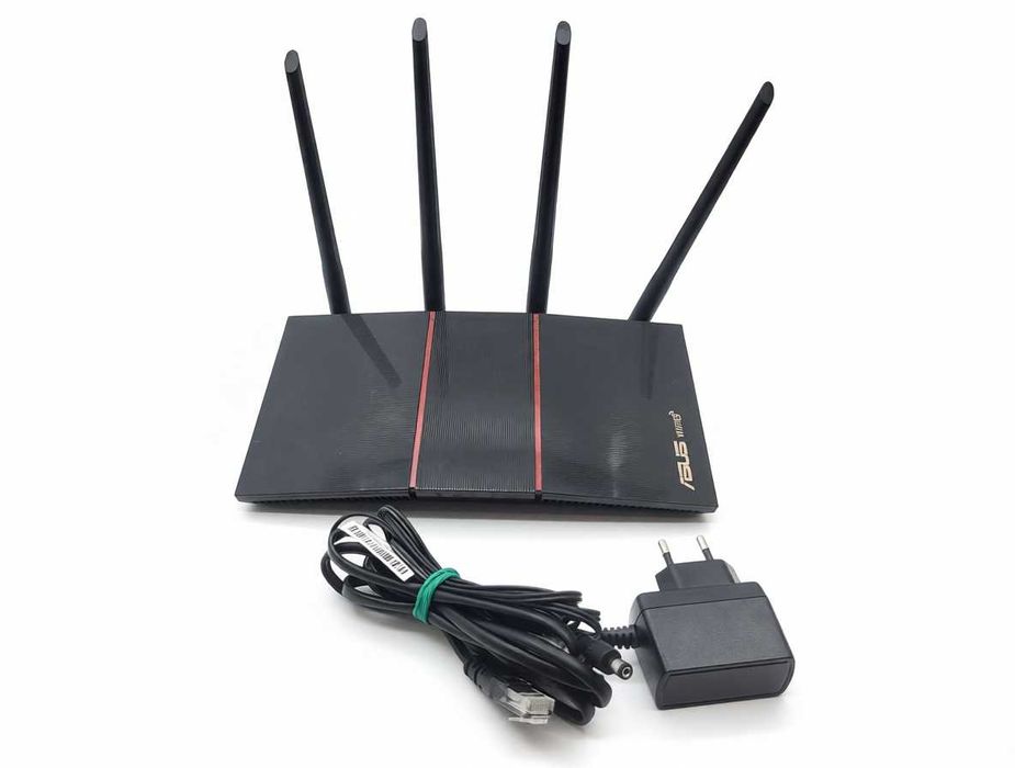 Router Asus RT-AX55 czarny WiFi 6 Dual Band AC1200