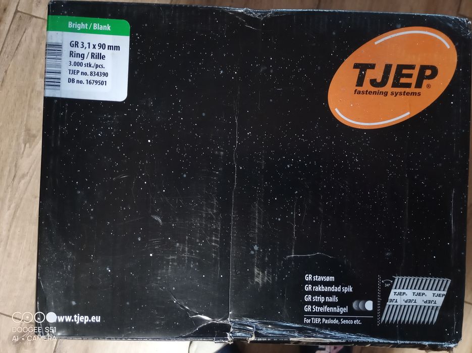 Gwoździe do gwoździarki 90mm TJEP
