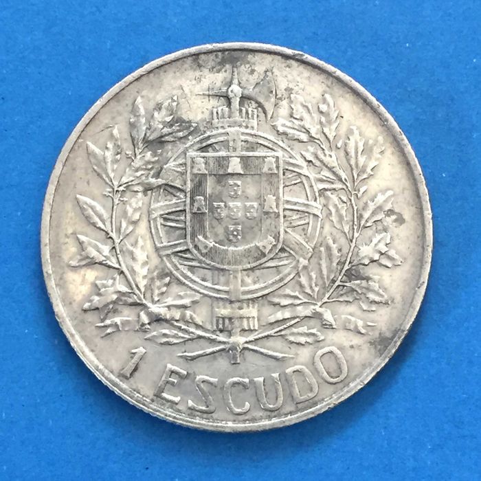 1 Escudo 1910 Implantação da República - prata