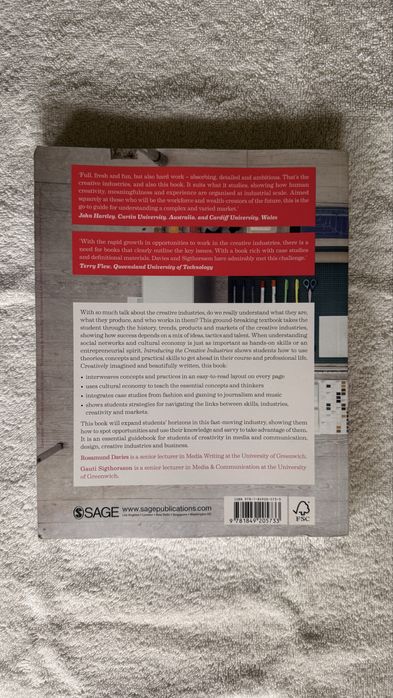 Introducing the Creative Industries, Davis, Rosamund, 2013