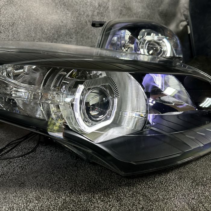 Фари Renault Megane 3 2008-2012 Bi-led, оченята, антихром