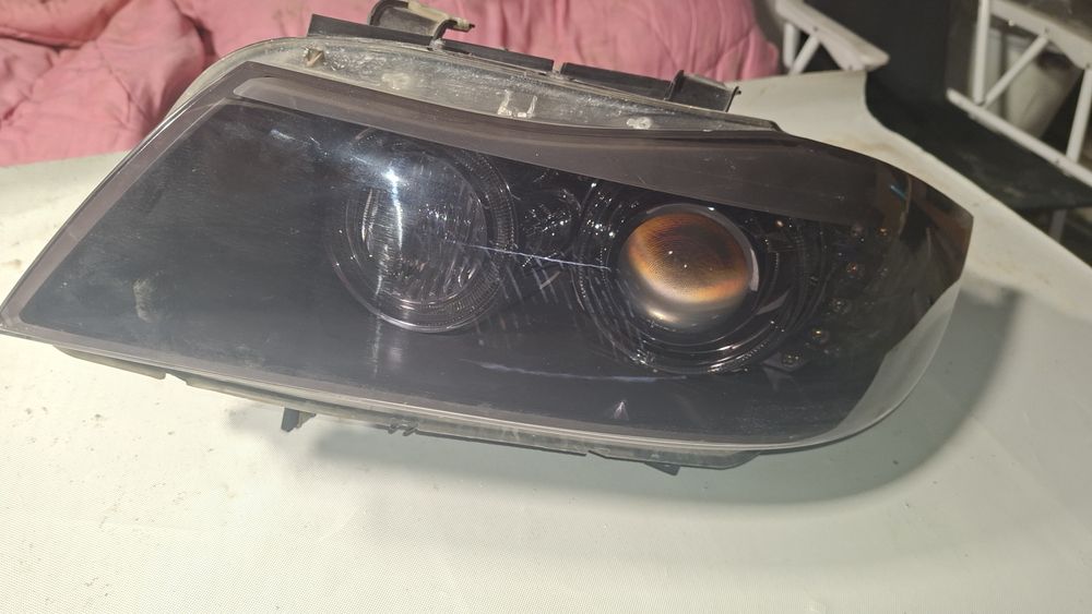 Lampa lewa bi xenon skrętny bmw 90/91 lci