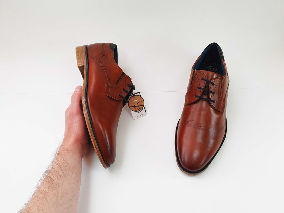 Мужские туфли Bugatti 42 27.5 см 8 UK коричневые