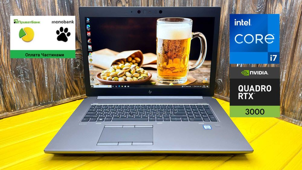 Потужний Професійний Ноутбук HP Zbook17 G6/Quadro RTX3000 6GB/ГАРАНТІЯ