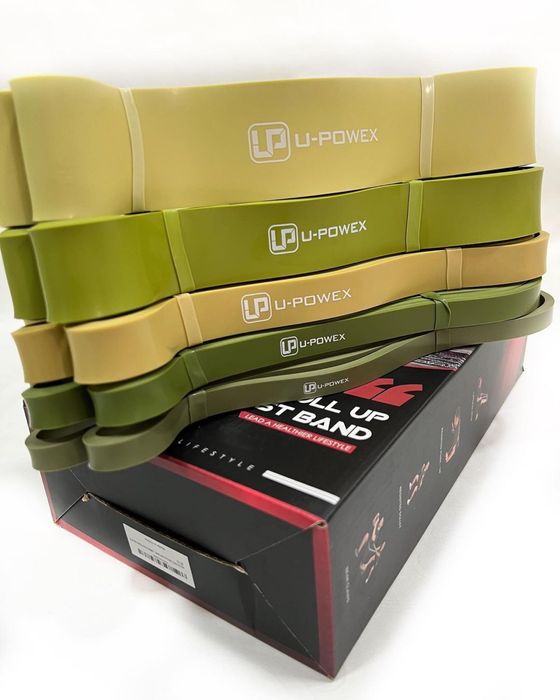 Резиновые петли для подтягивания U-powex Military, комплект 5 шт