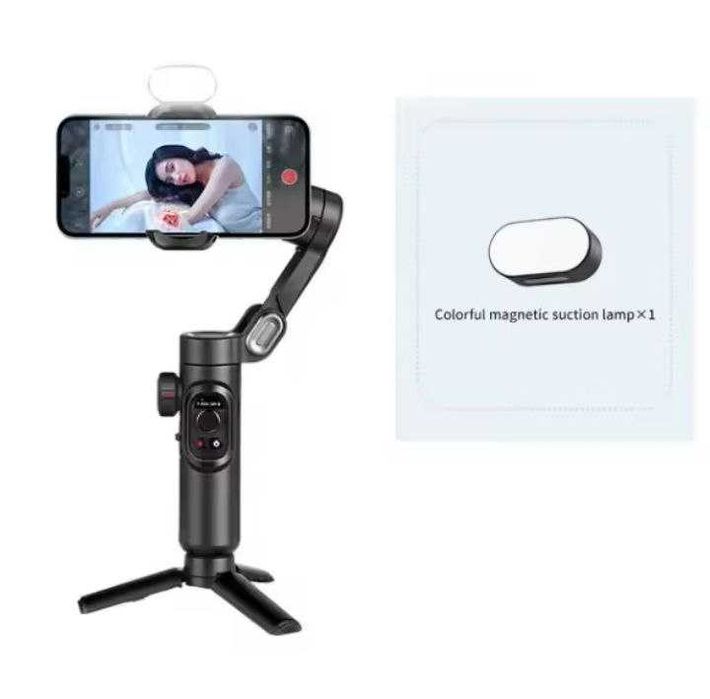 Стабилизатор для смартфона AOCHUAN+свет. 3-х осевой