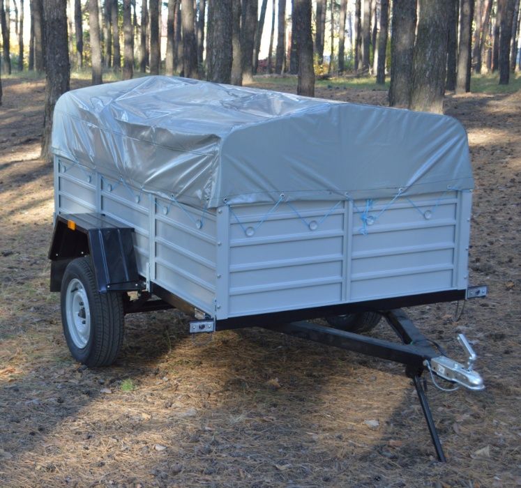 Одноосний Прицеп в наявності оцинкований борт 2200мм. Авто причеп