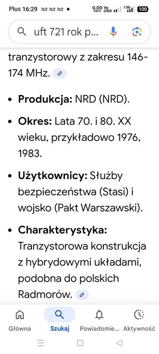 Radiotelefony UFT 721 DDR PRL