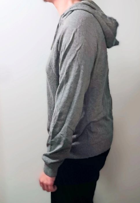 Szara bluza sweter z kapturem Cedar Wood State dzianina