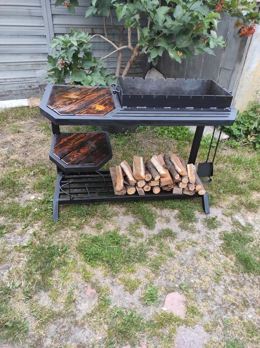 Продам мангал виготовлений власноруч в стилі лофт.