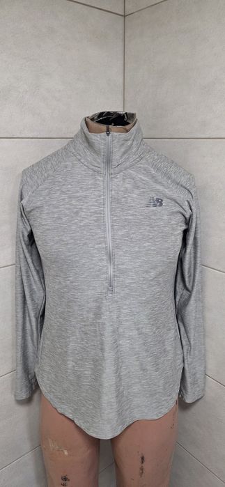 Кофта чоловіча zip new balance сірий