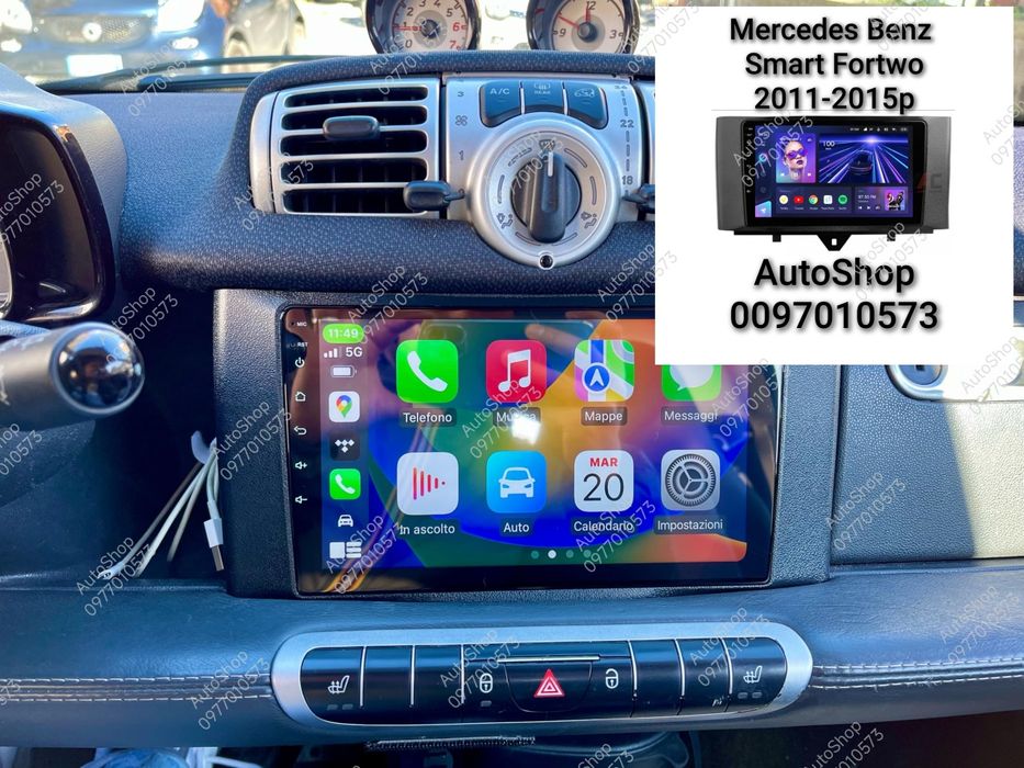 Магнитола Mercedes Sprinter Viano Smart Fortwo  Vito Crafter
