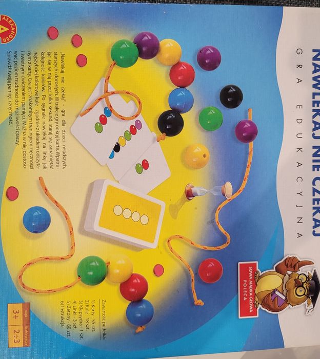 Nawlekaj nie czekaj Gra edukacyjna Alexander
