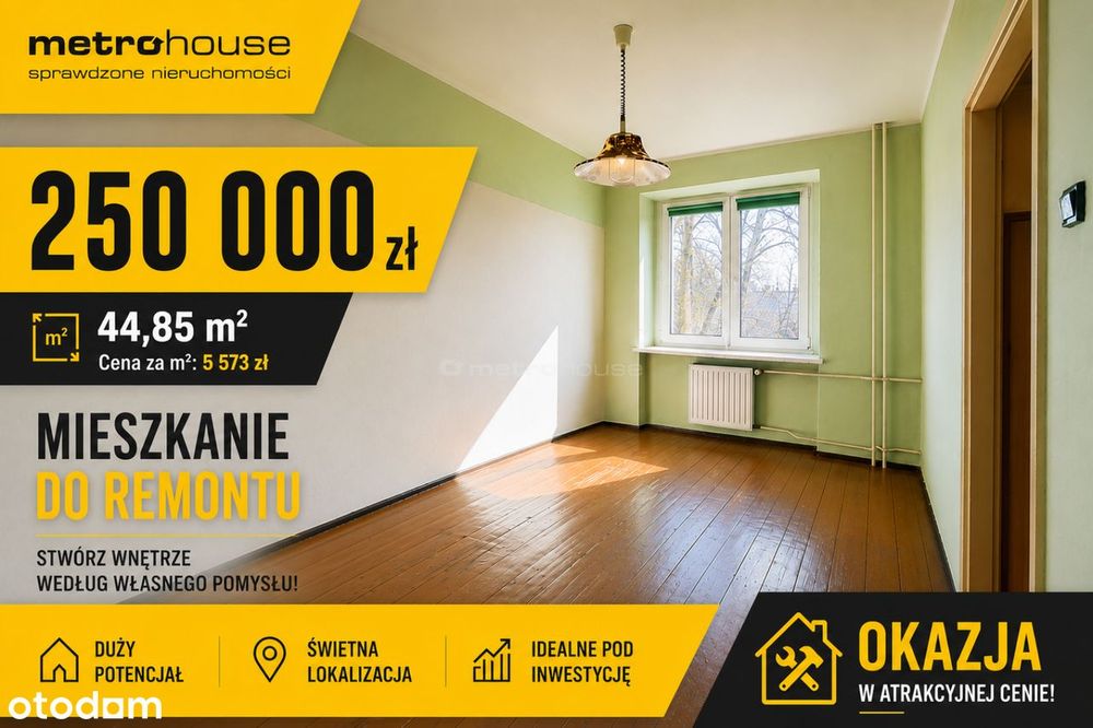 2 pokoje w cegle do własnej aranżacji