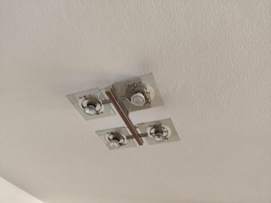 Candeeiro teto quádruplo