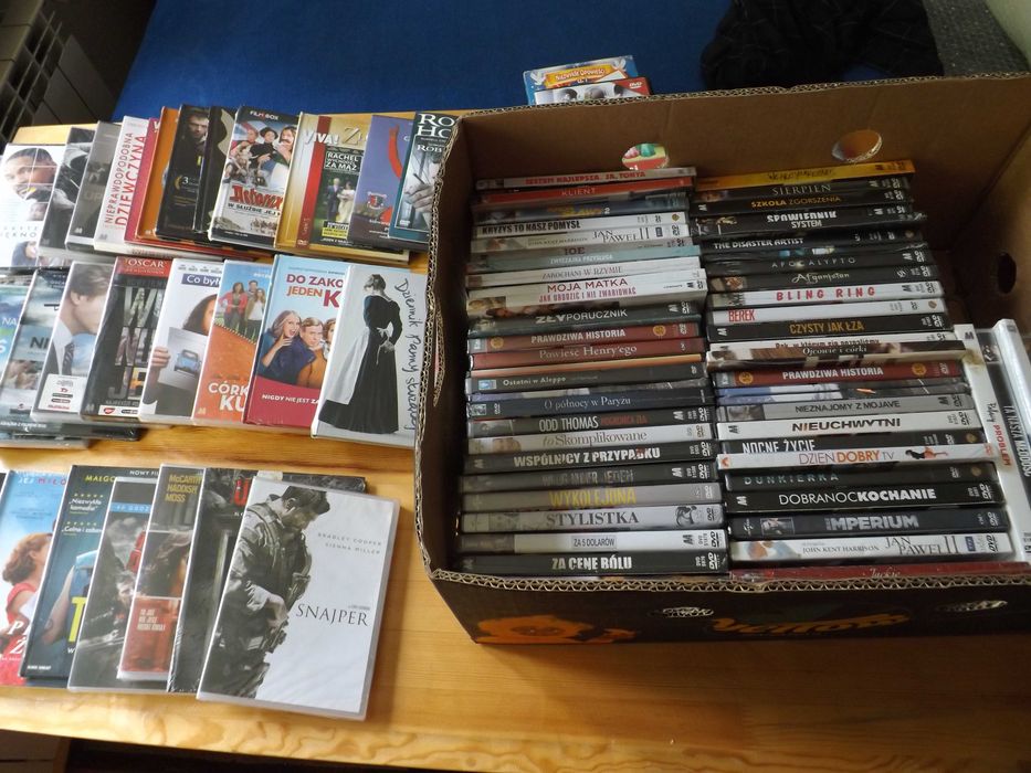 Kolekcja dla kolekcjonera 100 tytułów dvd w folii