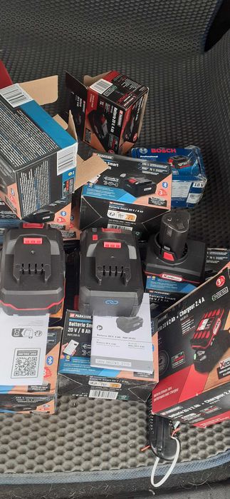 запч аккумулятор Parkside 2A 4А 8А зарядки акумулятор батарея парксайд