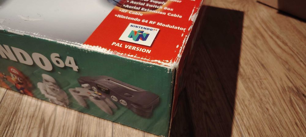 NINTENDO 64 PAL konsola, kontroler, okablowanie