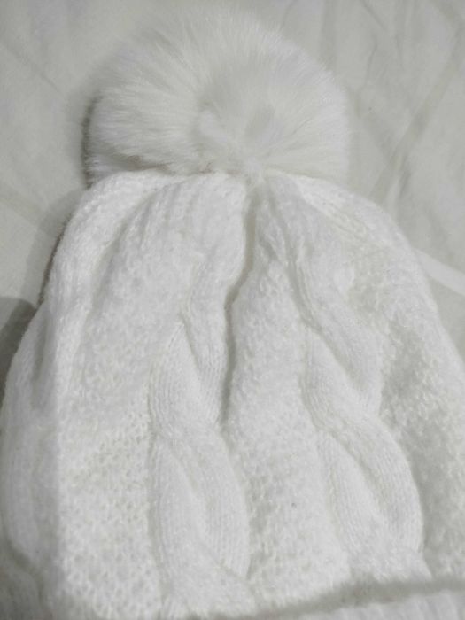 Gorro feminino branco
