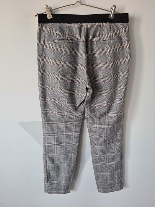 Spodnie garniturowe chinosy w kratkę H&M