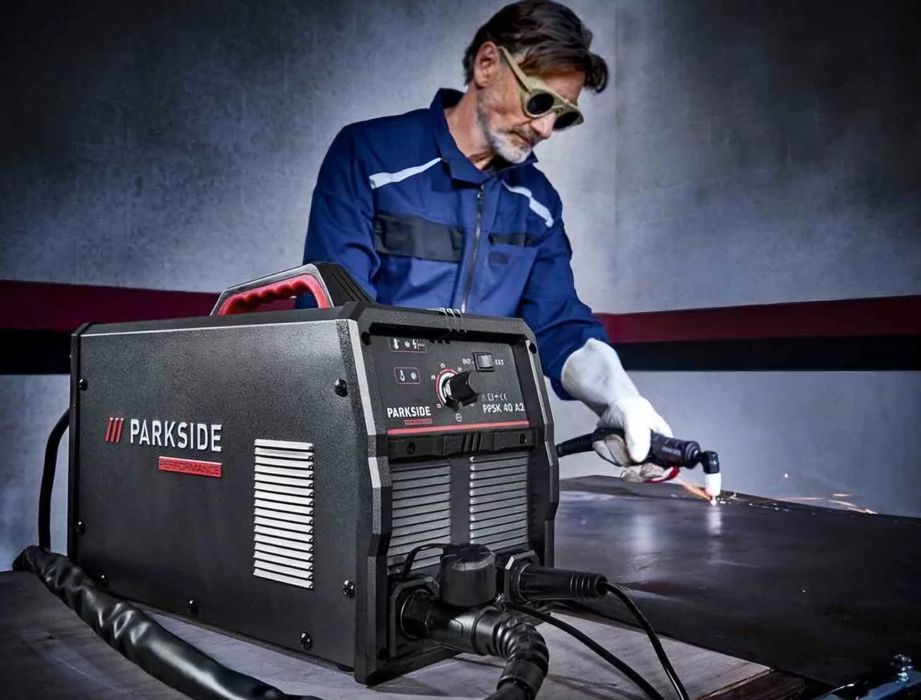 Cortador de plasma com compressor parkside performance