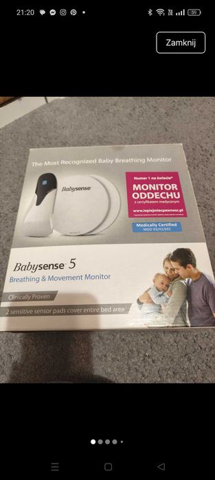 Monitor oddechu babysence 5
