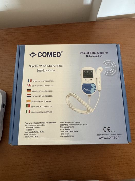 Doppler fetal ainda na caixa