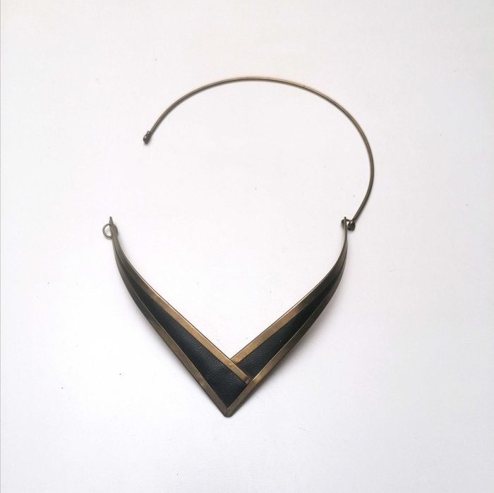 Naszyjnik obroża hoker Vintage unikat PRL