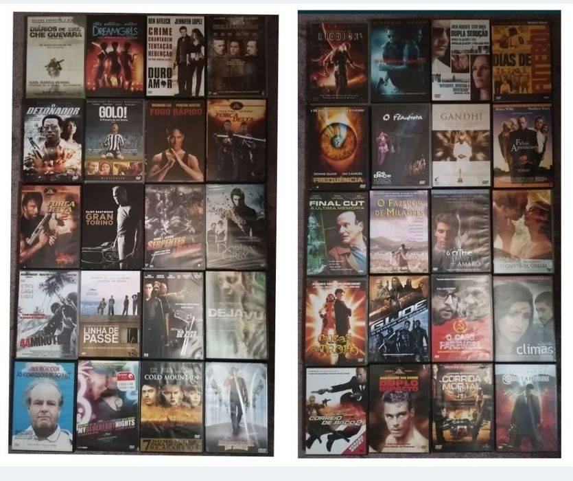 Lote 225 DVD'S Originais (LOTE 29)