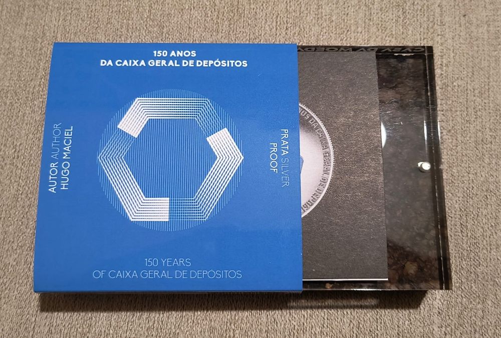 Moeda Comemorativa 150 Anos da Caixa Geral de Depósitos | Prata | Edição INCM