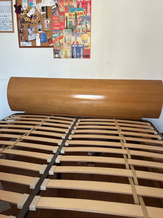 Cama ZAGO Feita a medida de Madeira com Colchão de Molas Ventilado