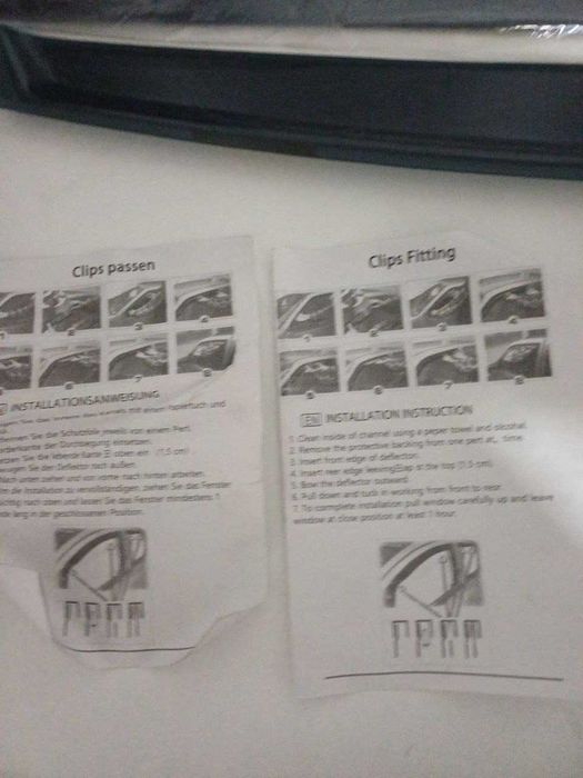 Audi a4 b9 sedan deflectores de vento