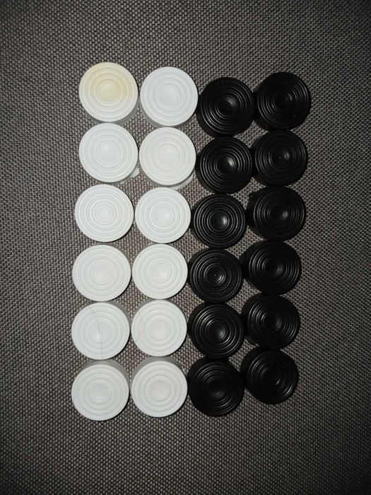 Шашки набір 24 шт без дошки